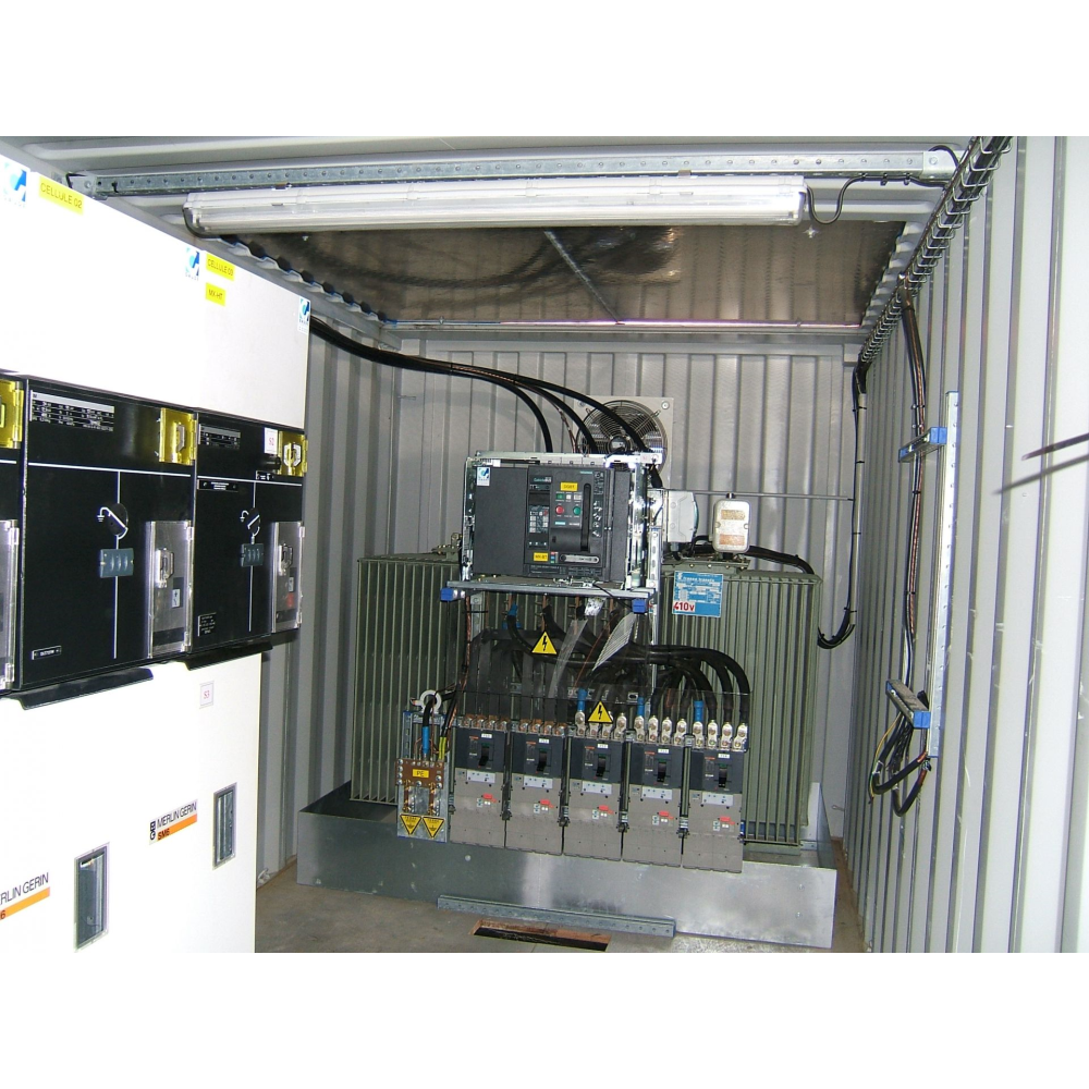 POSTE DE TRANSFORMATION - TARIF VERT - EN DOUBLE DÉRIVATION - 1600KVA