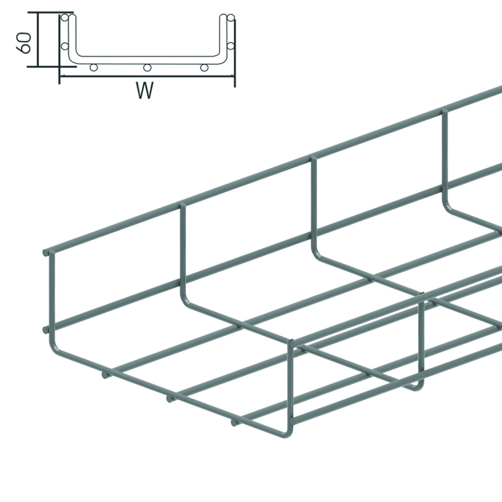 CHEMIN DE CÂBLE EN FIL - H60 L300