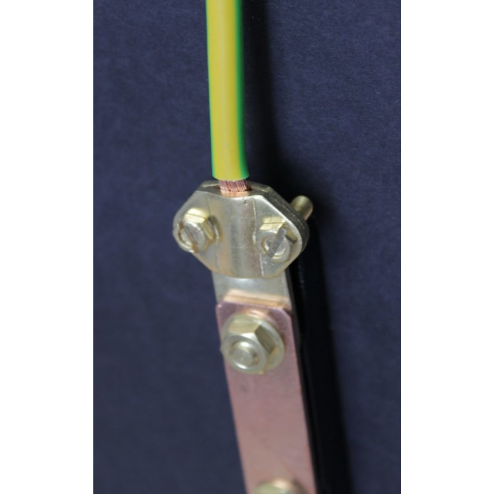 BARRETTE DE COUPURE LAITON BASSE POUR CONDUCTEURS - 16 À 35MM² - SERRAGE MÉCANIQUE – Image 3