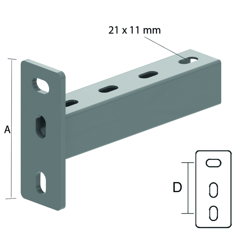 CONSOLE MURALE UNIVERSELLE - H41X41 - L300
