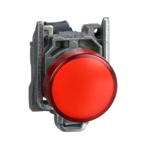 BOUTON POUSSOIR - À IMPULSION - POUSSOIR AFFLEURANT - ROUGE - Ø22 - 1O