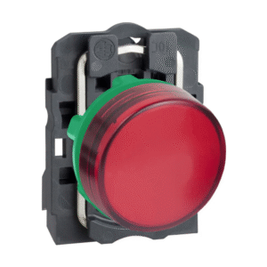 VOYANT PLASTIQUE LUMINEUX - ROUGE À LED DÉPASSANT - Ø22