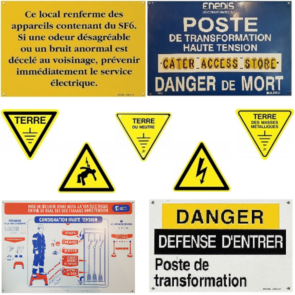 KIT AFFICHAGE RÉGLEMENTAIRE - POSTE HTA - C13100