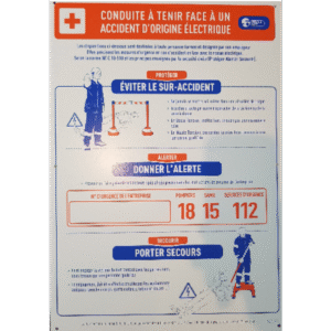 PANCARTE - SOINS AUX ÉLECTRISÉS