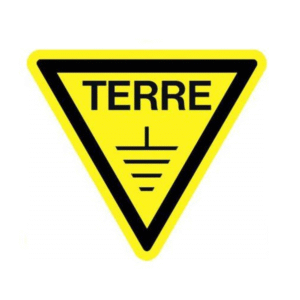 PANCARTE - TRIANGLE DE TERRE - 100X100