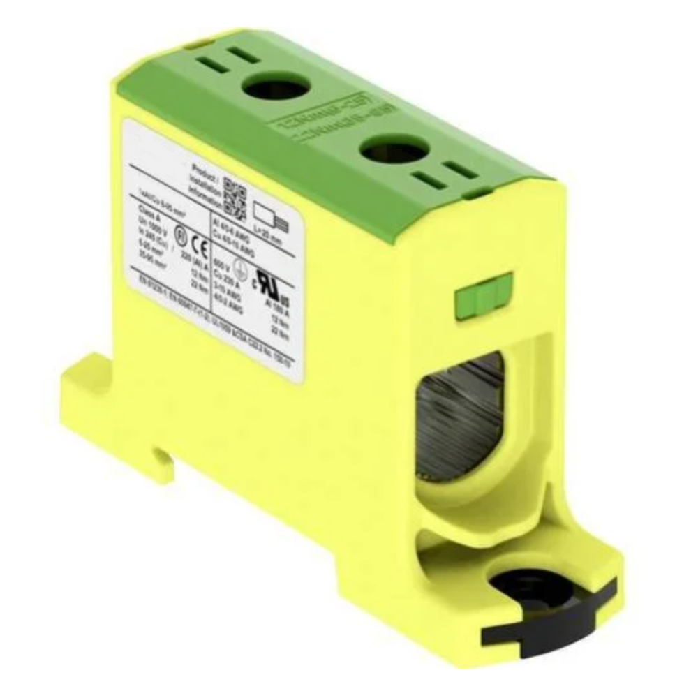 BORNE DE JONCTION MODULAIRE - 6/95 - VERT/JAUNE