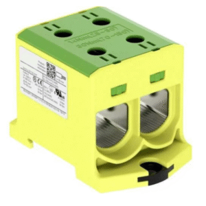 BORNE DE JONCTION MODULAIRE - 2X25/150 - VERT/JAUNE