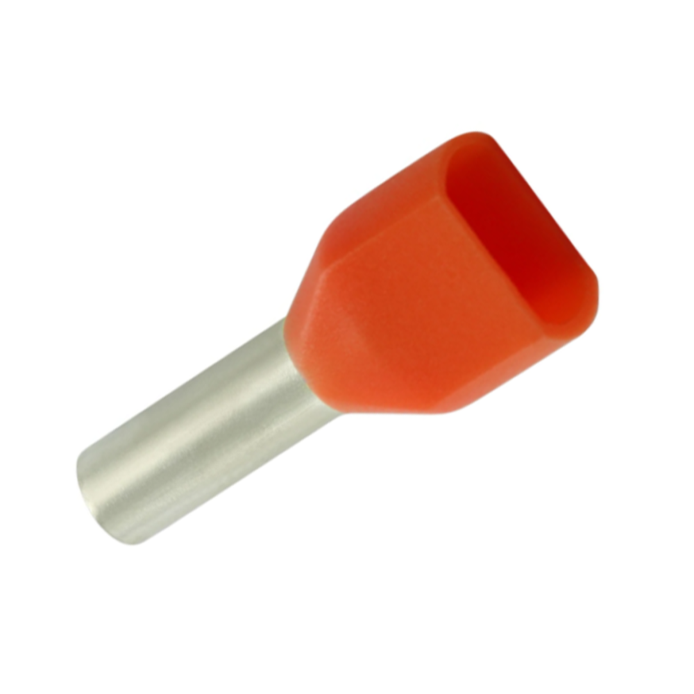 EMBOUT DE CÂBLAGE - 2X4MM² - 100 PIÈCES