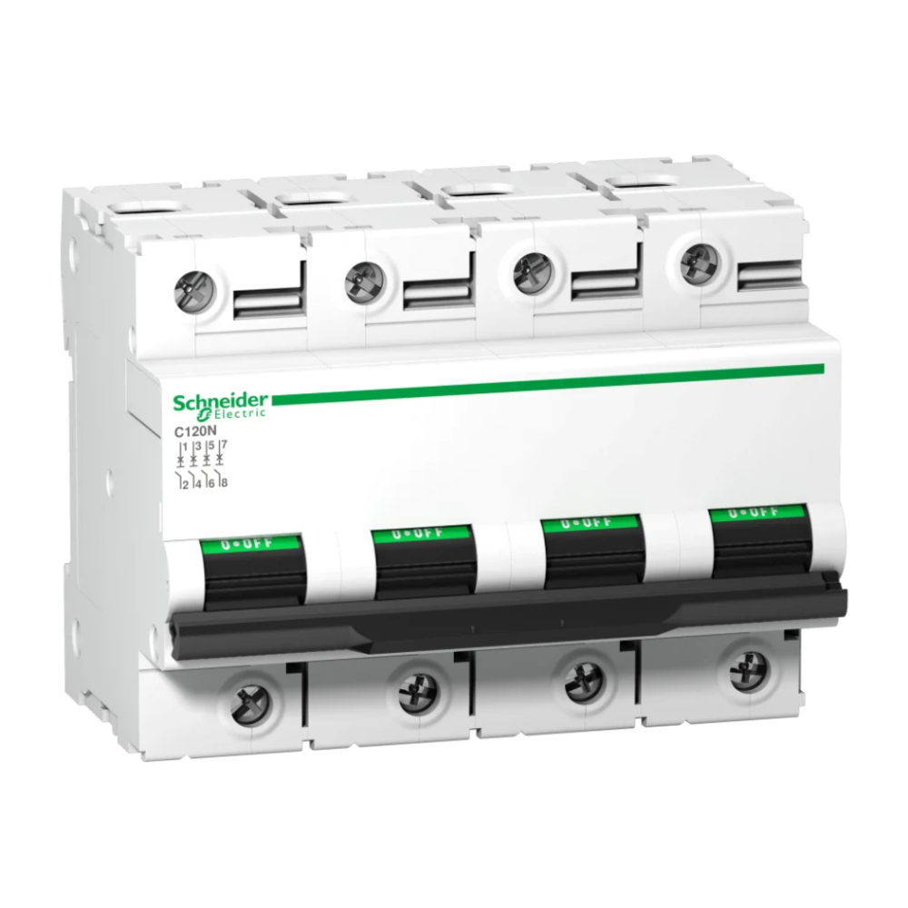 DISJONCTEUR C120 - 4P - 125A - 10KA - COURBE D