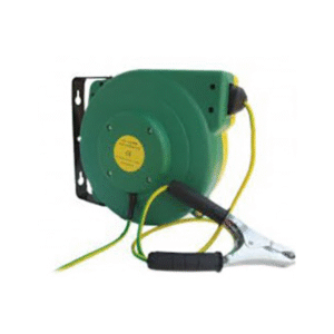 ENROULEUR DE CÂBLE INDUSTRIEL DE MISE À LA TERRE - 16M