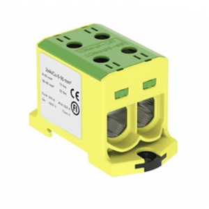 BORNE DE JONCTION MODULAIRE - 2X6/95 - VERT/JAUNE