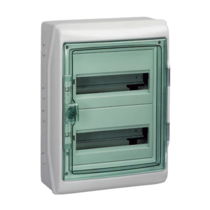 COFFRET MODULAIRE ÉTANCHE - 24 MODULES - 2 RANGÉE