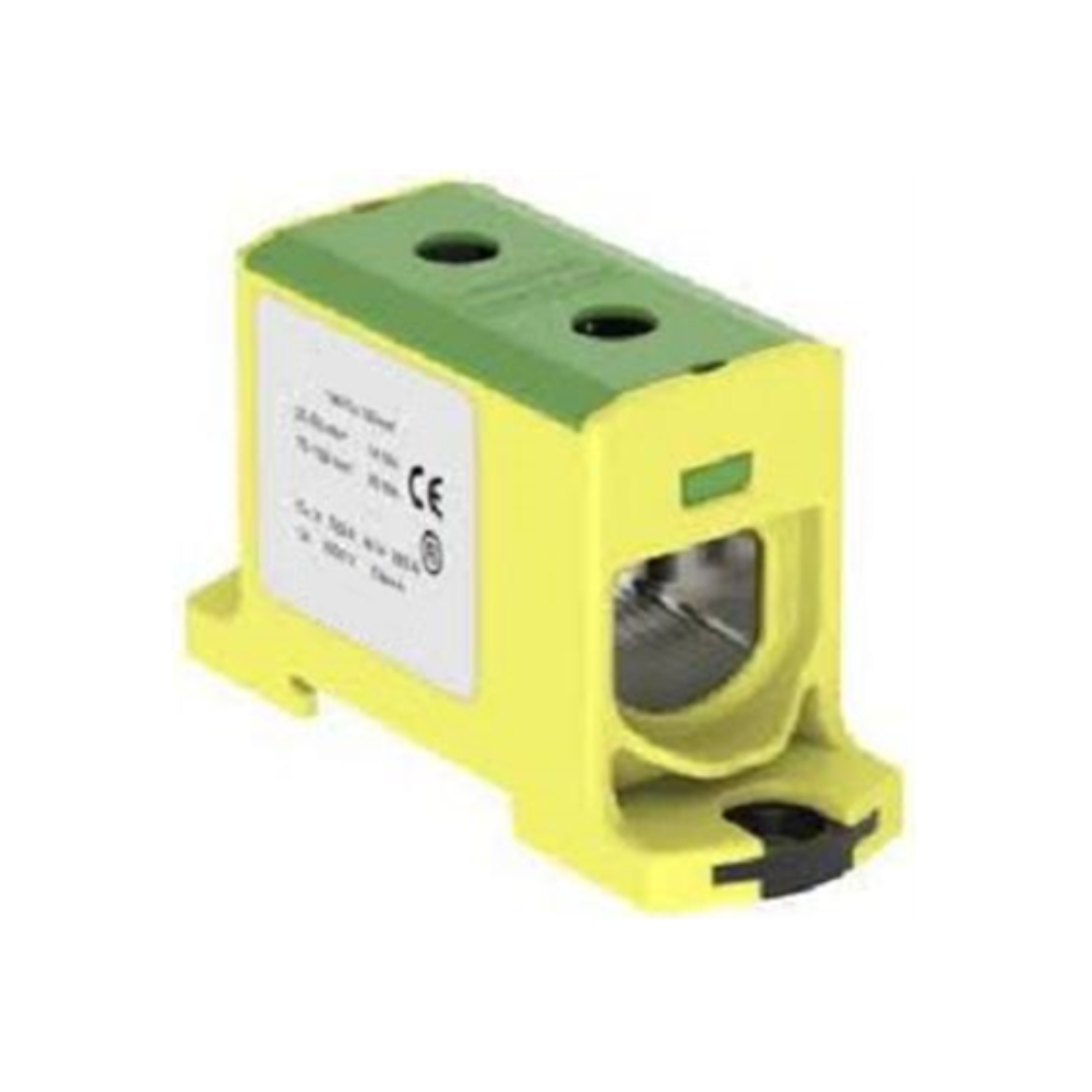 BORNE DE JONCTION MODULAIRE - 1,5/50 - VERT-JAUNE