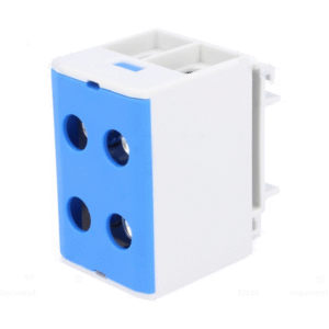 BORNE DE JONCTION MODULAIRE - 2X1,5/50 - BLEU