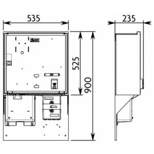 TABLEAU DE COMPTAGE - TARIF JAUNE - 400A - 37 À 250KVA