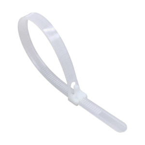 COLLIER DE FIXATION - SERRAGE MANUEL - 2,5X200 - BLANC