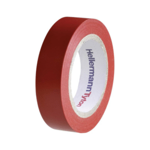 RUBAN ADHÉSIF ISOLANT - ROUGE - HELLERMANN
