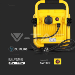 PROJECTEUR LED PORTABLE - 50W - AVEC 1 PRISE DE COURANT