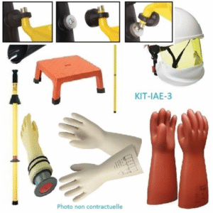 KIT EPI  AVEC VAT TAG200BC POUR BORNE CAPACITIVE + VÉRIFICATEUR PNEUMATIQUE + CASQUE + HOUSSE