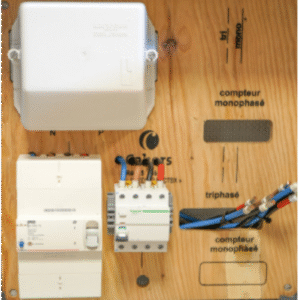 COFFRET DE COMPTAGE TARIF BLEU 30-60A TRIPHASÉ SANS PIED